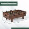 4-in-1 Combo Game Table Set with Billiards, Foosball, Table Tennis and Hockey